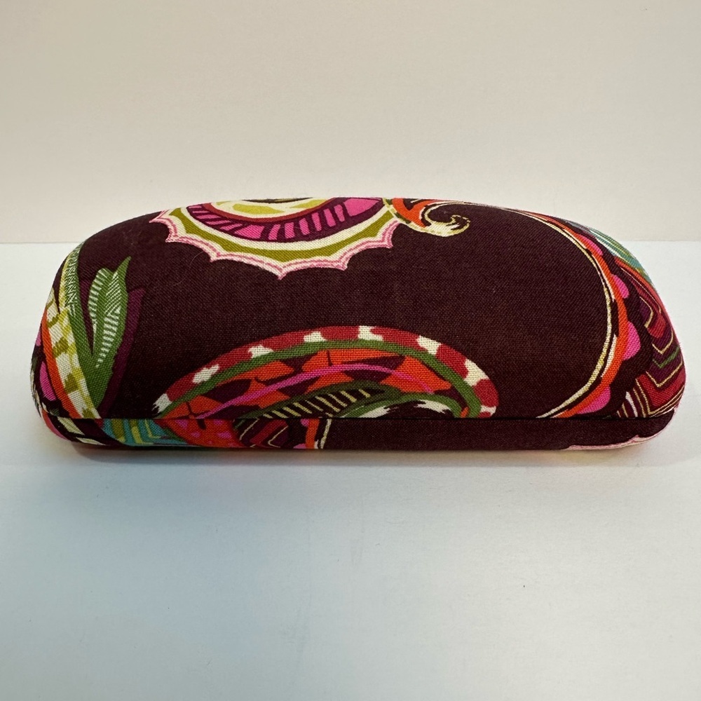 Vera Bradley Multicolor Hard Clam Shell Glass Case